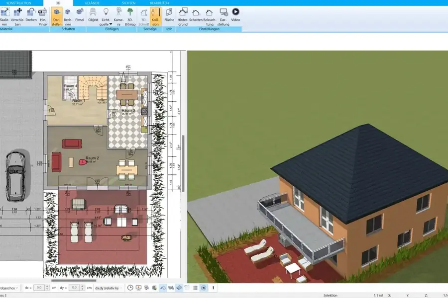 HausDesigner Professional 2025 im Test – Verbesserte Stabilität, exakte Berechnungen & optimierter DXF-Export. Perfekt für präzise Architekturprojekte!